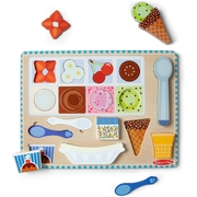Melissa & Doug Wooden Puzzle Play Ice Cream Magnetic 