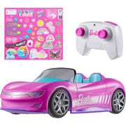 Hot Wheels Barbie Car RC Suv & Stickers JBH05