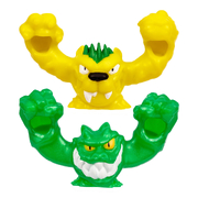 Heroes of Goo Jit Zu Meteor Madness Goo Slingers 2 Pack - Jagooar and Rock Jaw