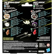 Beyblade X and Star Wars Collab The Mandalorian 3-60F vs. Moff Gideon 3-80N