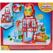 Marvel Iron Man and his Awesome Friends Iron Quarters Playset