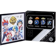 Beyblade X 25th Anniversary Set with 4 Tops & 4 Launchers