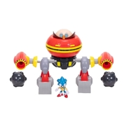 Sonic the Hedgehog Hammer Egg Robot with Sonic Deluxe 2.5" Figure Playset
