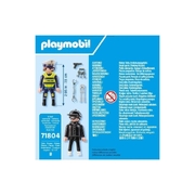 Playmobil DuoPack Policeman and Burglar 8pc 71804