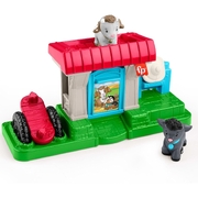Fisher-Price Little People Feed & Play Goat Yard Playset For Toddlers With 3 Pieces