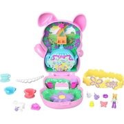 Polly Pocket World Tea Party Bunny Dressable Compact Playset