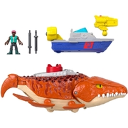 Fisher-Price Imaginext Jurassic World Rebirth Aquachomp Chase Mosasaurus Playset