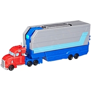 Transformers EarthSpark Optimus Prime Battle Trailer Playset