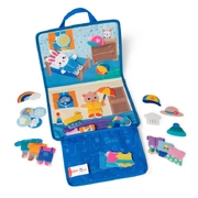 Melissa & Doug Ms Rachel What to Wear Felt Activity Board