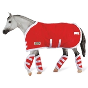 Breyer Traditional Red Blanket and Shipping Boots