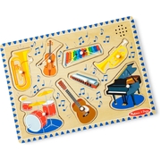 Melissa & Doug Musical Instruments Sound Puzzle - 8 Pieces