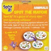 Large View Spot It Animals Card Game