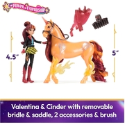 Unicorn Academy The Power of Friendship Small Doll and Unicorn - Valentina and Cinder