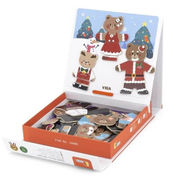 Viga Wooden Magnetic Dress Up Bear Family Set