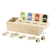 Viga Wooden Waste Sorting Set