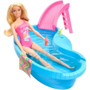 Barbie Doll and Pool Playset HRJ74
