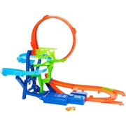 Hot Wheels Stunt Tracks Mid-Air Crash Playset