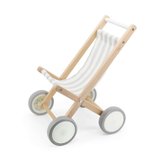 Viga Wooden Toys Pretend Play - Doll Stroller Grey