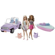 Barbie Dolls Boat and Vehicle