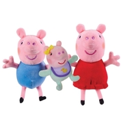 Peppa Pig Trio Pack - Peppa, George & Baby Evie Plush