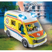 Playmobil City Life Ambulance with Lights and Sound 67pc 71202