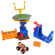 Monster Jam Smash & Bash Playset Classroom Crusher Crash Course