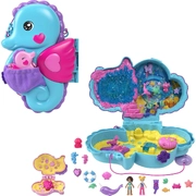 Polly Pocket 35th Anniversary Daddy & Me Seahorse Purse & Accessories Playset