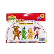 THE Wiggles Wiggly Figurine Pack Set of 4 Wags, Dorothy, Shirely, Captain Feathersword