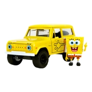 Spongebob Squarepants 1973 Ford Bronco (with Spongebob) 1:24 Scale Diecast Vehicle