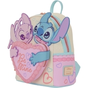Loungefly Disney Stitch & Angel Be Mine Mini Backpack (WDBK4388)