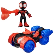 Spidey and His Amazing Friends Miles Spin Morales Vehicle Action Figure