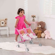 Dolly Tots Twin Doll Stroller