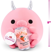 Snackles 8" Millie With Strawberry Vanilla Olipop Drink Plush