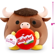 Snackles 8" Matthew The Yak with Baby Bel Cheese Plush