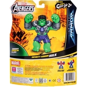Heroes of Goo Jit Zu Marvel Infinity Armor Hulk Stretchy Action Figure