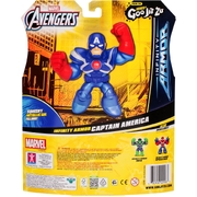 Heroes of Goo Jit Zu Marvel Infinity Armor Captain America Stretchy Action Figure