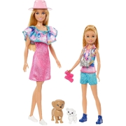 Barbie and Stacie To The Rescue Doll Set with 2 Pet Dogs & Accessories