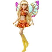 Winx Club Stella Fairy 10.5" Fashion Doll with Glitter Outfit and Removable Wings