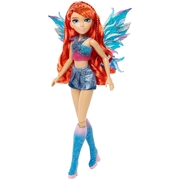 Winx Club Bloom Fairy 10.5" Fashion Doll with Glitter Outfit and Removable Wings