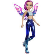 Winx Club Tecna Fairy 10.5" Fashion Doll with Glitter Outfit and Removable Wings
