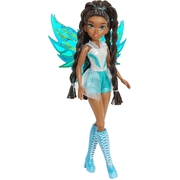 Winx Club Aisha Fairy 10.5" Fashion Doll with Glitter Outfit and Removable Wings