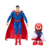 Sonic the Hedgehog X DC Superman and Knuckles as Superman 5 inch Action Figure 2 Pack