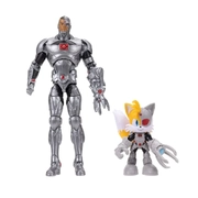 Sonic the Hedgehog X DC Cyborg & Tails as Cyborg 5" Action Figure 2 Pack