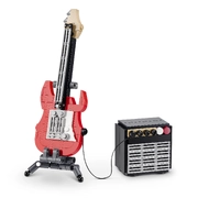 ZURU MAX Premium Retro Building Bricks Collection - Guitar and Amp