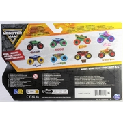 Monster Jam Blue Thunder vs Bad News Travels Fast 1:64 Scale 2 Pack