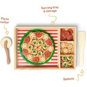Melissa & Doug Wooden Pizza Party Playset