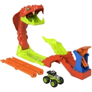 Hot Wheels Monster Trucks Snake Slam Takedown Playset
