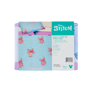 Disney Stitch Cotton Quilt Cover Set -Single Bed Ice Cream