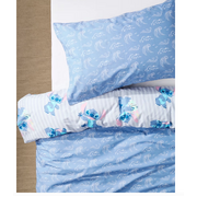 Disney Stitch Cotton Reversible Quilt Cover Set - Double Bed Blue