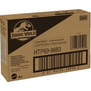 Mattel Jurassic World 4-Pack Egg to Dinosaur Transforming Toys